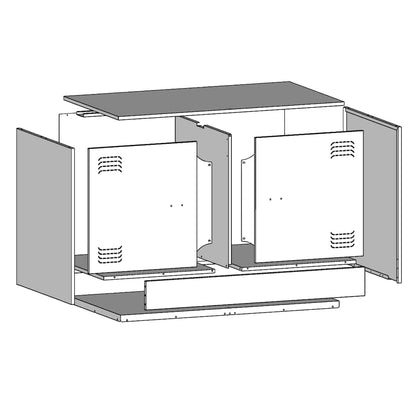 vidaXL TV Cabinet Pink 67x39x44 cm Steel