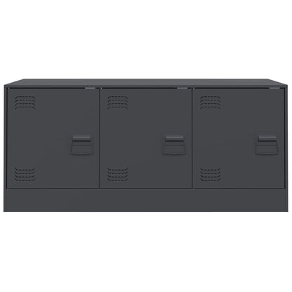 vidaXL TV Cabinet Anthracite 99x39x44 cm Steel