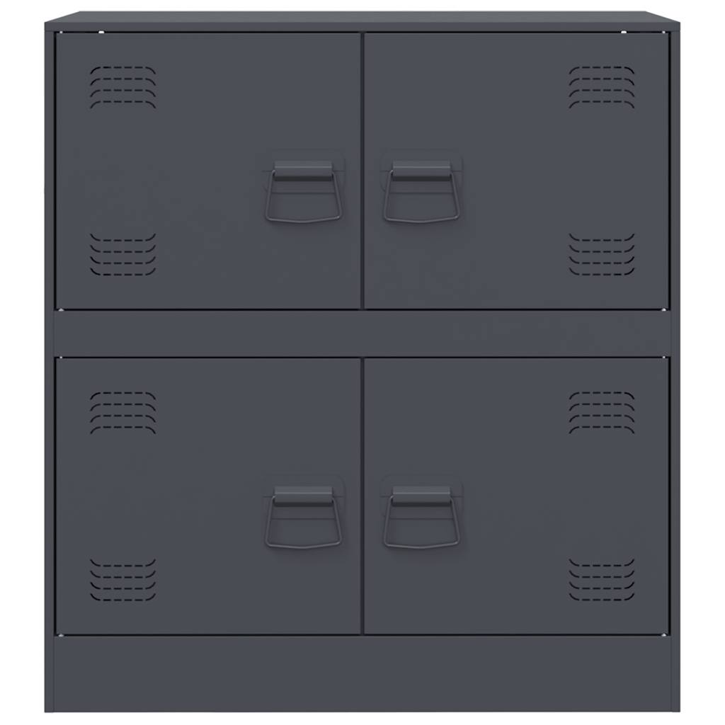 vidaXL Sideboard Anthracite 67x39x73 cm Steel