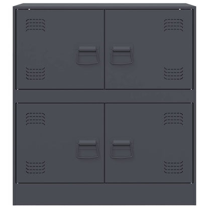 vidaXL Sideboard Anthracite 67x39x73 cm Steel