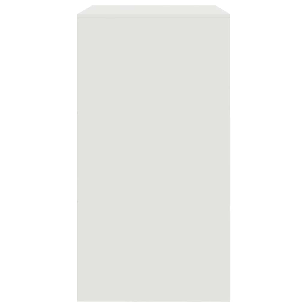 vidaXL Sideboard White 67x39x73 cm Steel