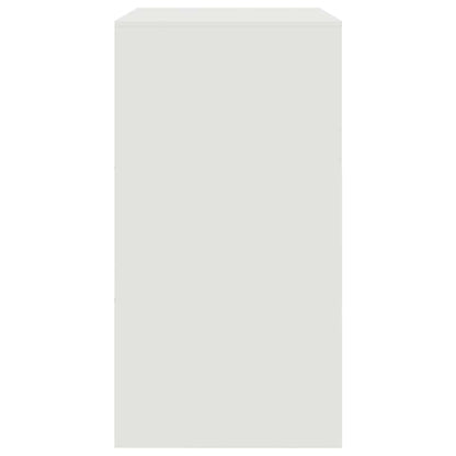 vidaXL Sideboard White 67x39x73 cm Steel