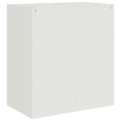 vidaXL Sideboard White 67x39x73 cm Steel