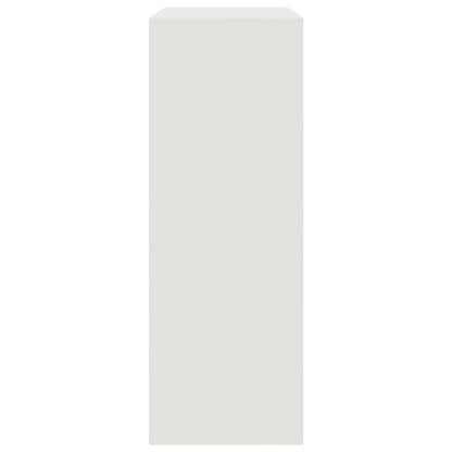 vidaXL Sideboard White 67x39x107 cm Steel
