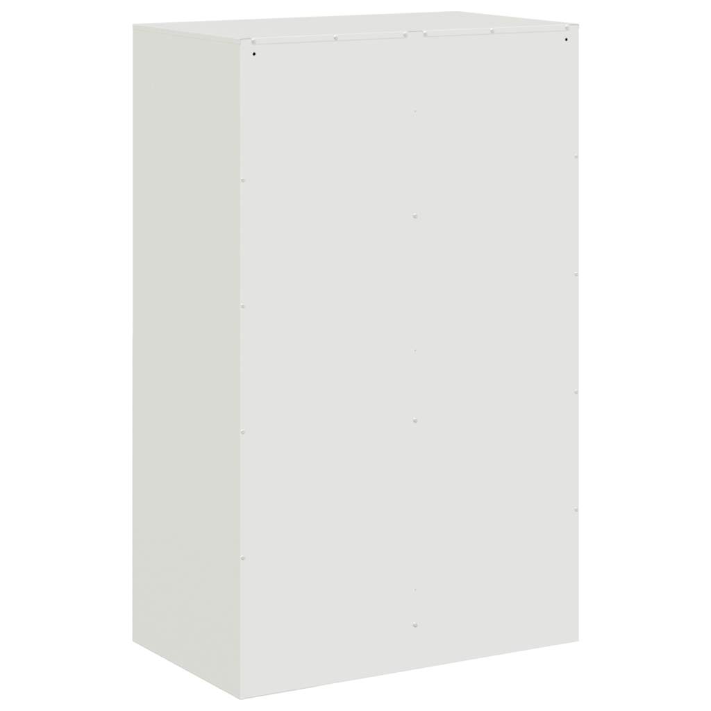 vidaXL Sideboard White 67x39x107 cm Steel