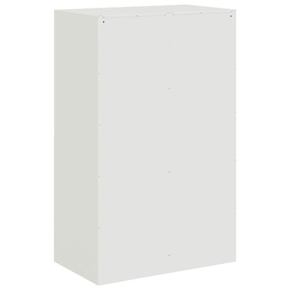 vidaXL Sideboard White 67x39x107 cm Steel