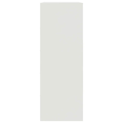vidaXL Sideboard White 67x39x107 cm Steel