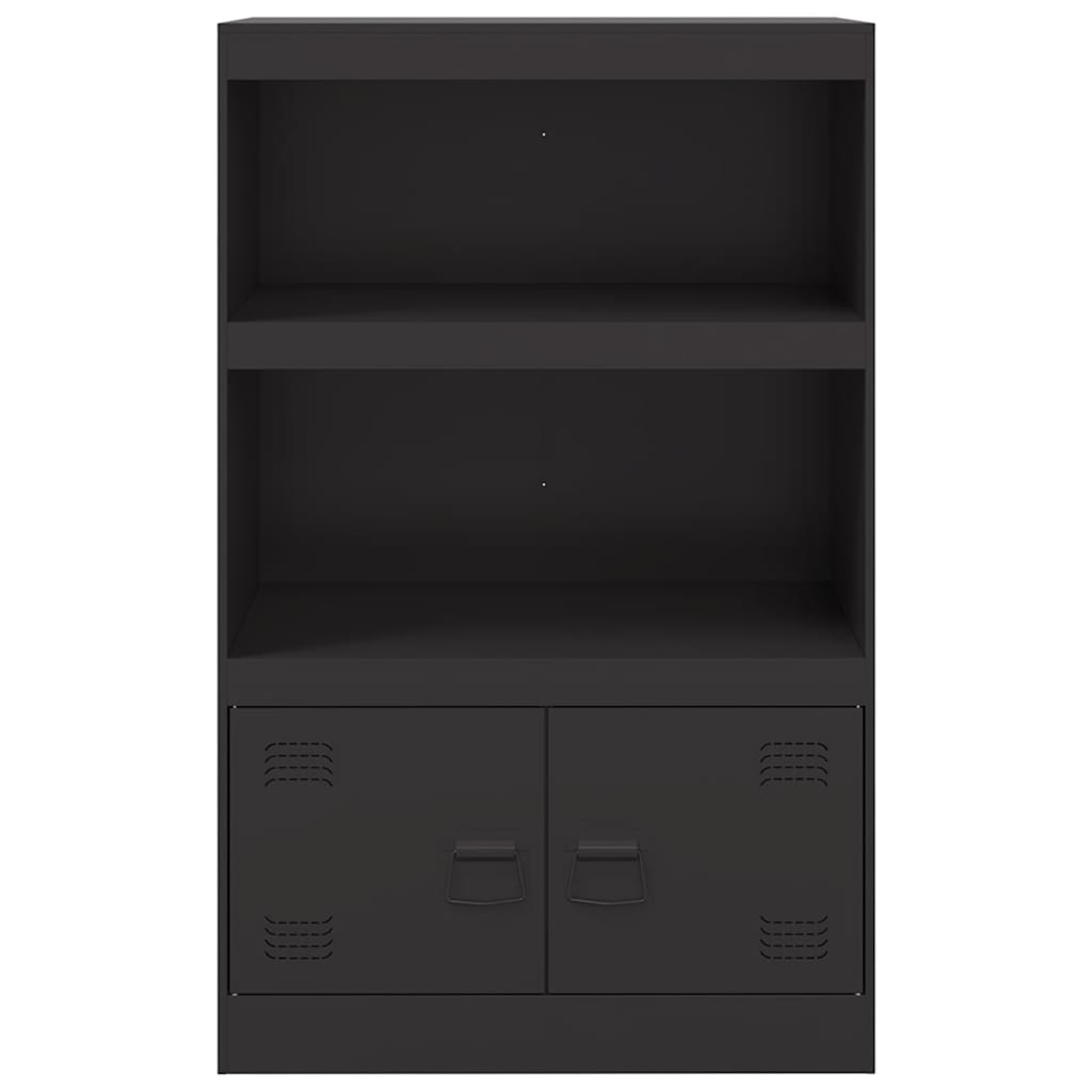 vidaXL Sideboard Black 67x39x107 cm Steel