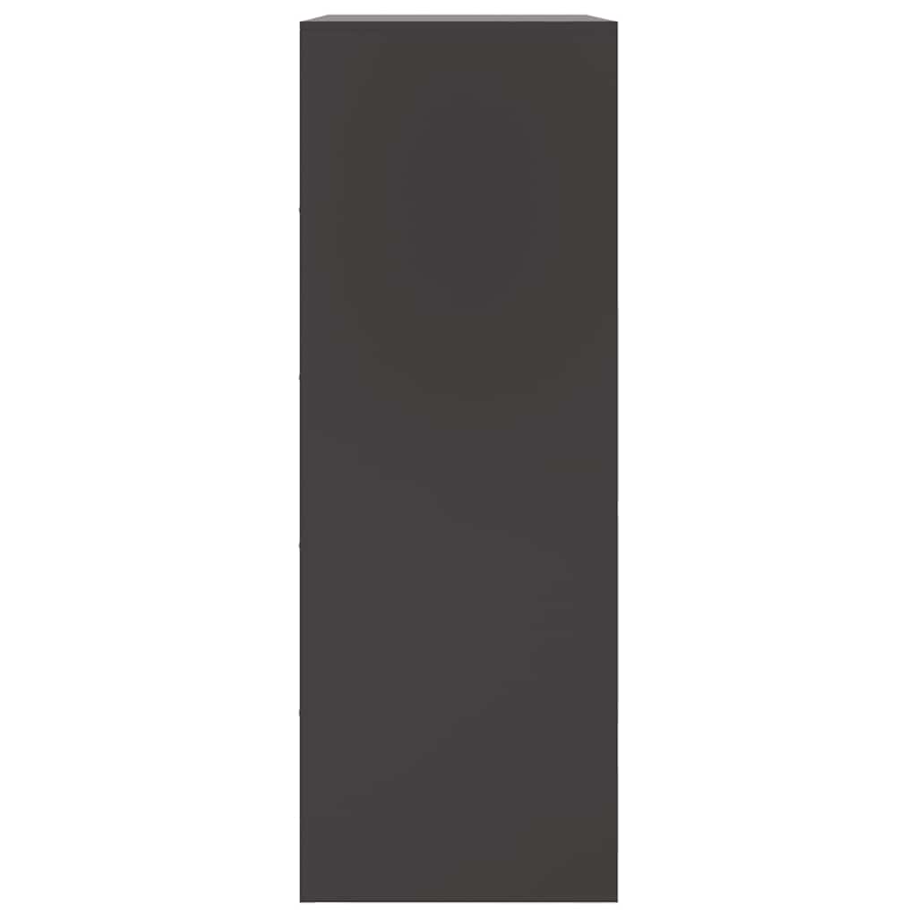 vidaXL Sideboard Black 67x39x107 cm Steel