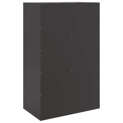 vidaXL Sideboard Black 67x39x107 cm Steel