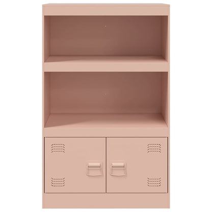 vidaXL Sideboard Pink 67x39x107 cm Steel