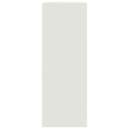 vidaXL Sideboard White 67x39x107 cm Steel