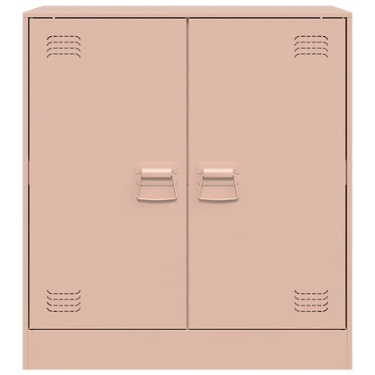 vidaXL Sideboard Pink 67x39x73 cm Steel