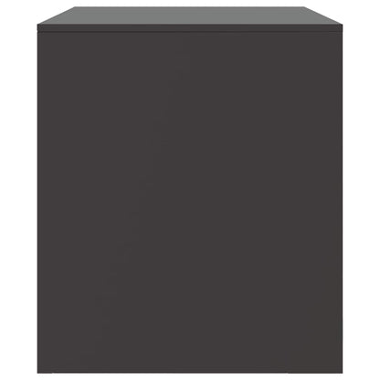 vidaXL TV Cabinets 2 pcs Black 67x39x44 cm Steel
