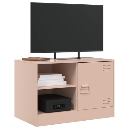 vidaXL TV Cabinets 2 pcs Pink 67x39x44 cm Steel