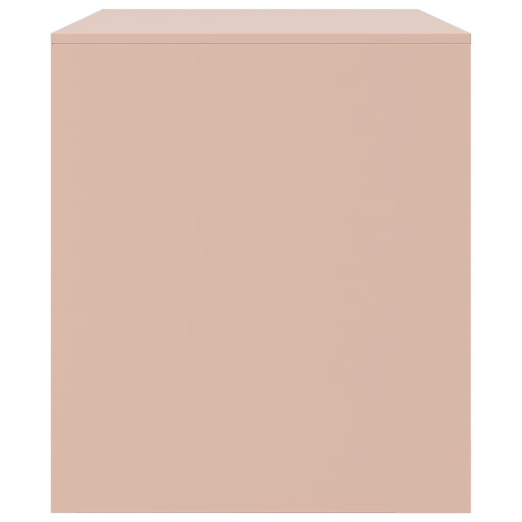 vidaXL TV Cabinets 2 pcs Pink 67x39x44 cm Steel