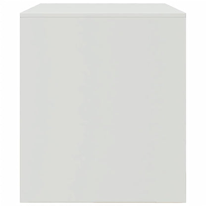 vidaXL TV Cabinets 2 pcs White 67x39x44 cm Steel