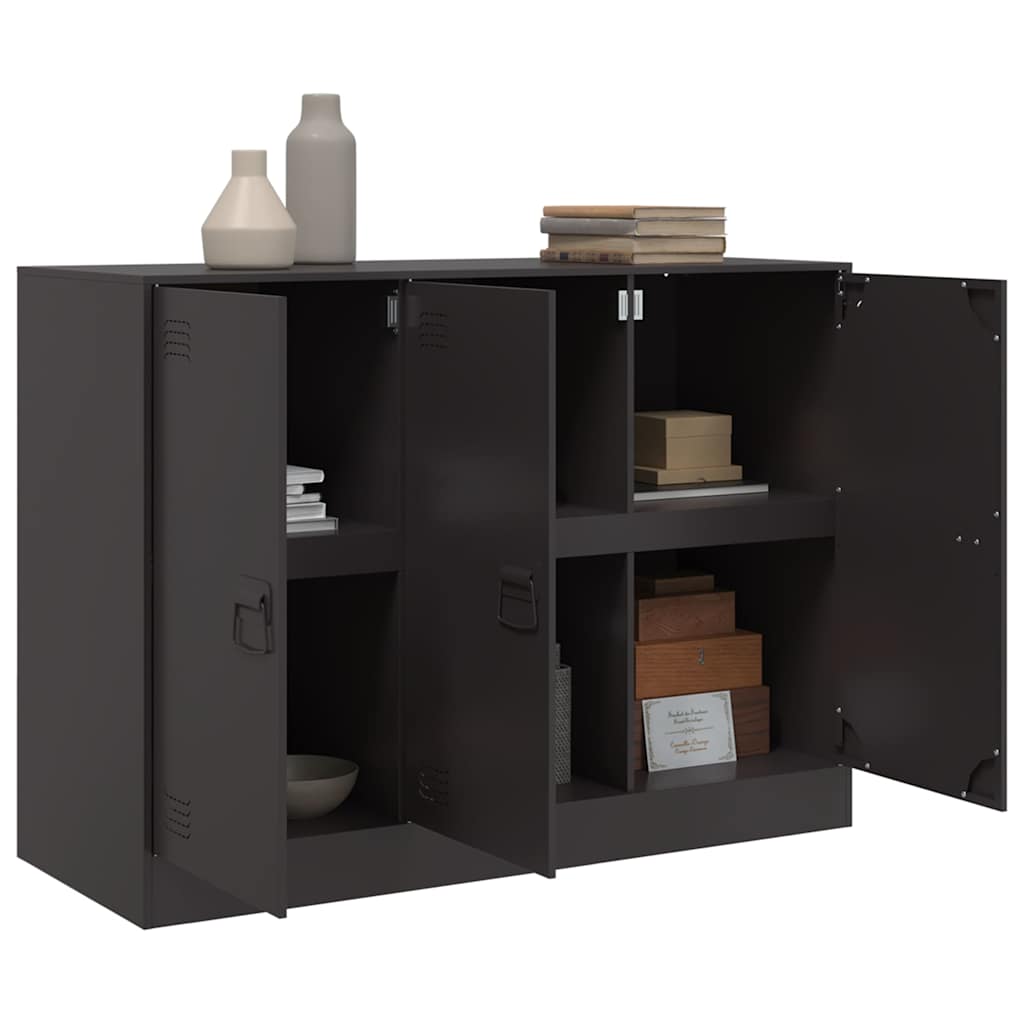 vidaXL Sideboard Black 99x39x73 cm Steel
