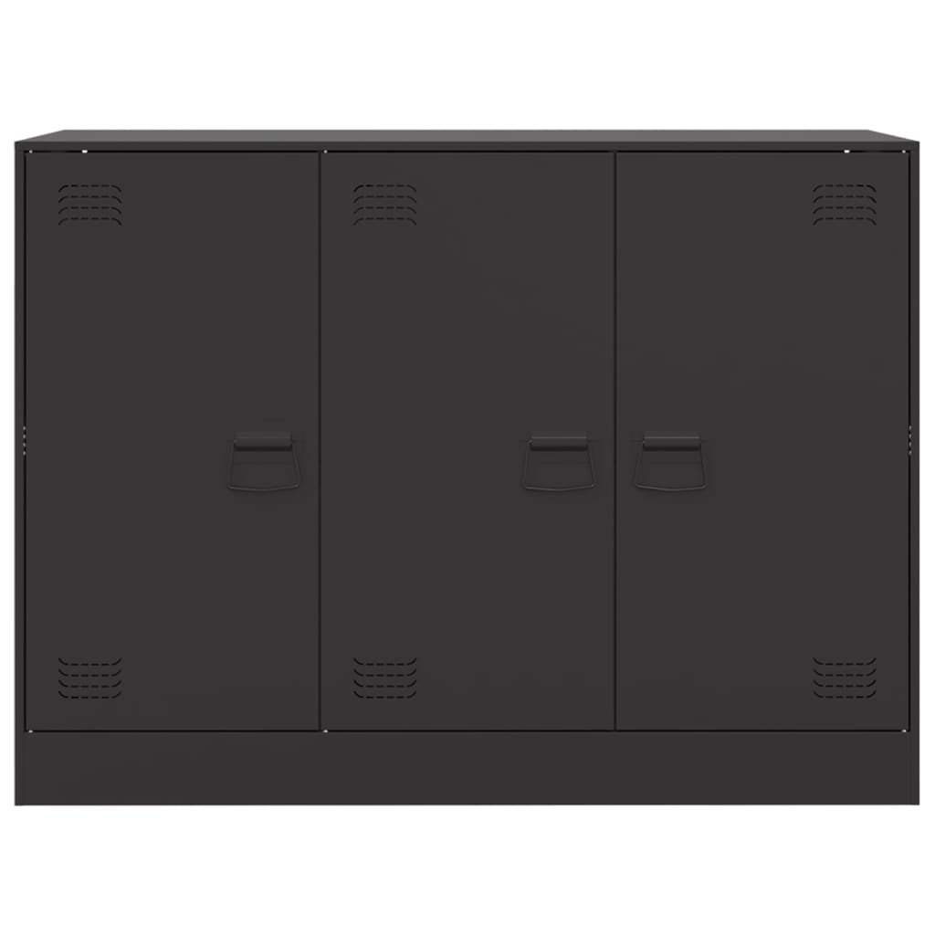 vidaXL Sideboard Black 99x39x73 cm Steel