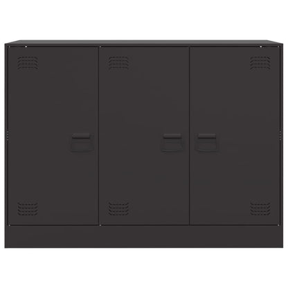 vidaXL Sideboard Black 99x39x73 cm Steel