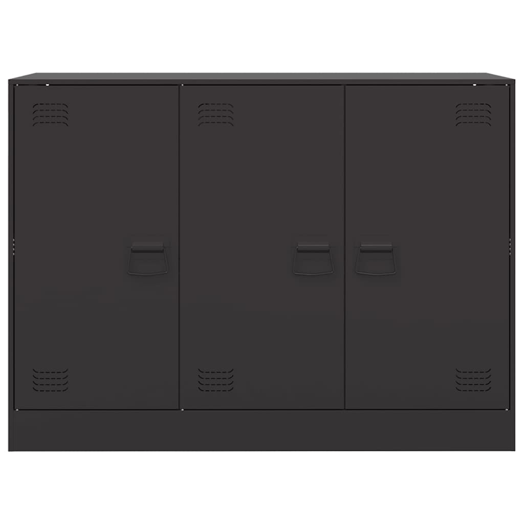 vidaXL Sideboard Black 99x39x73 cm Steel