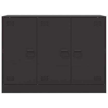 vidaXL Sideboard Black 99x39x73 cm Steel
