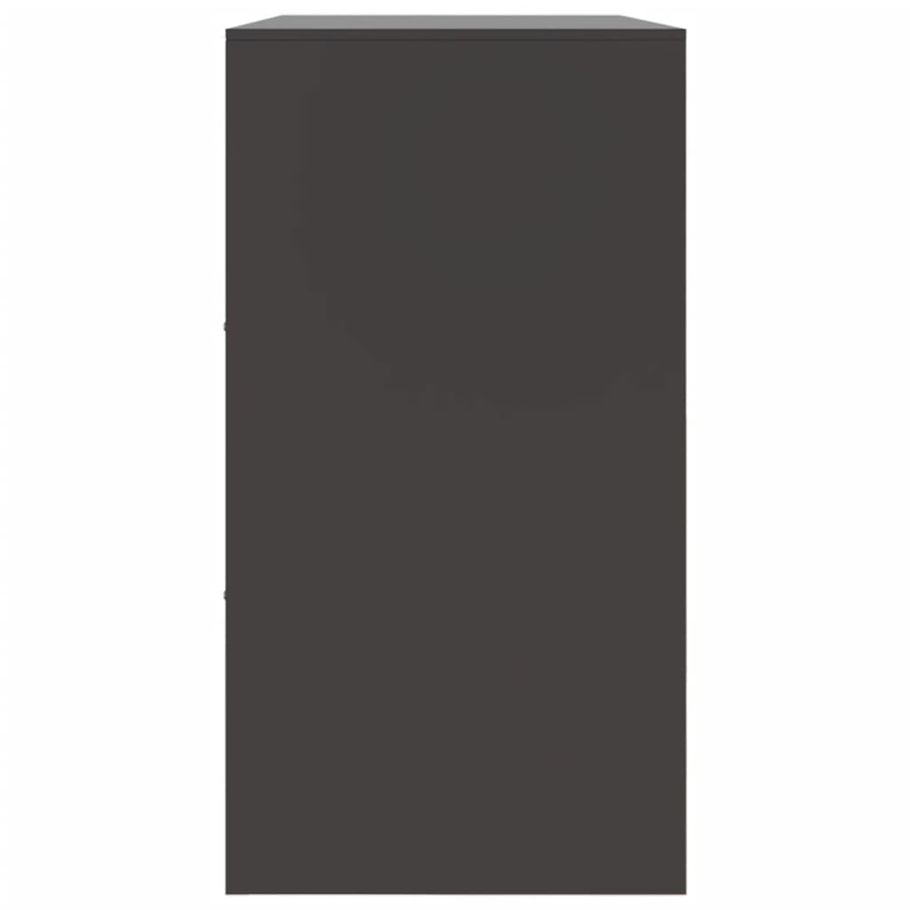vidaXL Sideboard Black 99x39x73 cm Steel