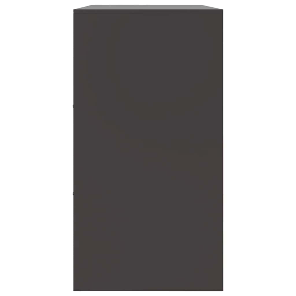 vidaXL Sideboard Black 99x39x73 cm Steel