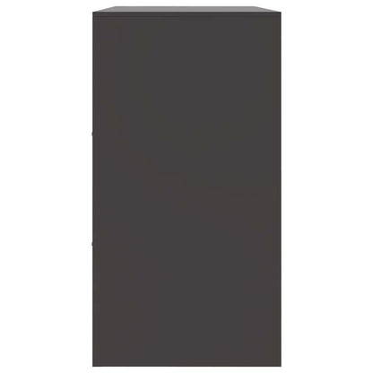 vidaXL Sideboard Black 99x39x73 cm Steel