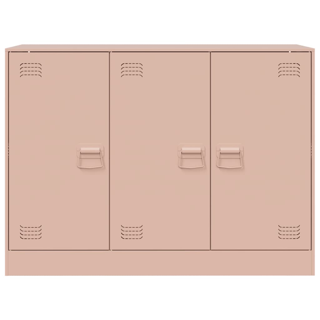 vidaXL Sideboard Pink 99x39x73 cm Steel