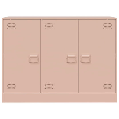 vidaXL Sideboard Pink 99x39x73 cm Steel