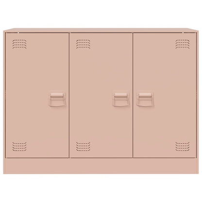 vidaXL Sideboard Pink 99x39x73 cm Steel
