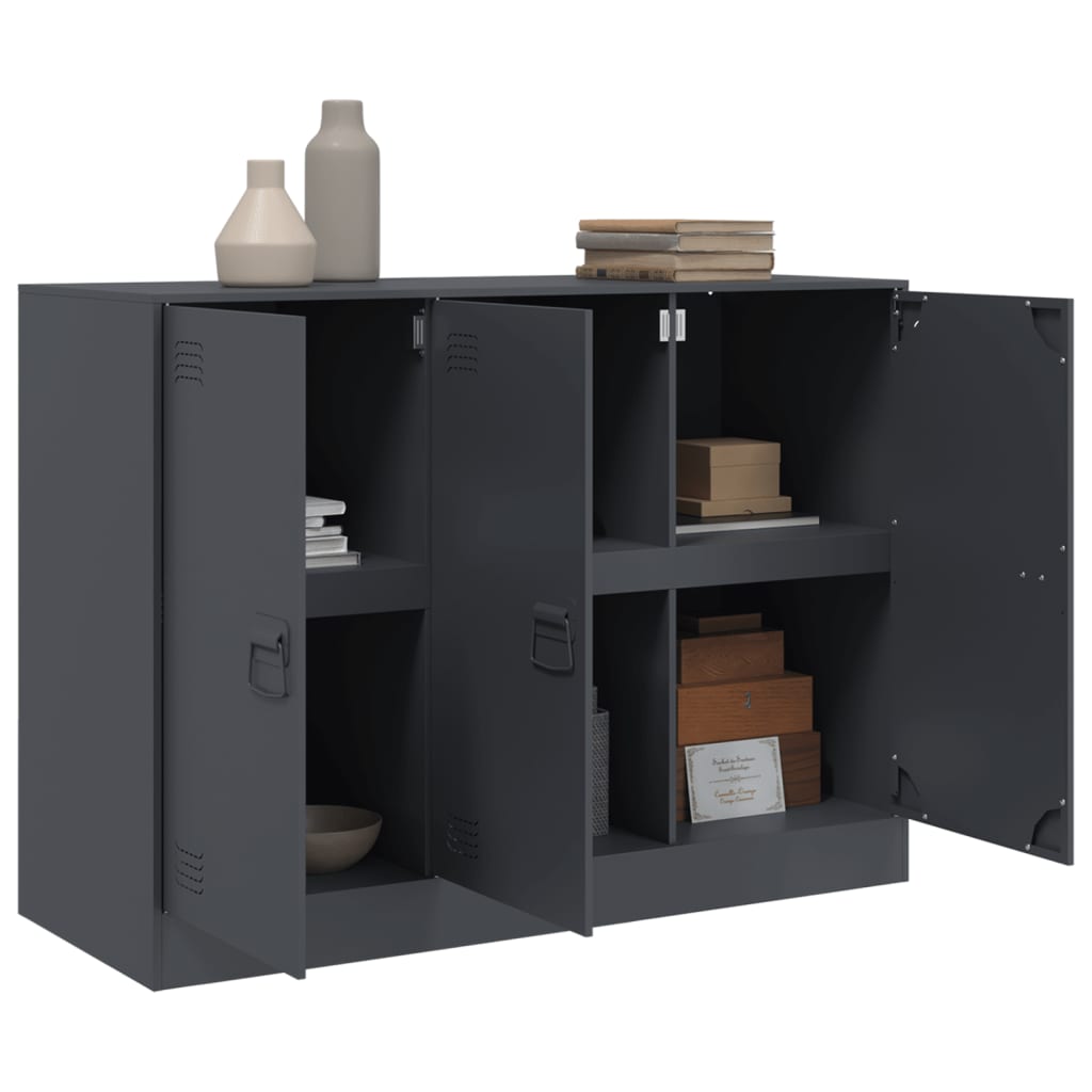 vidaXL Sideboard Anthracite 99x39x73 cm Steel