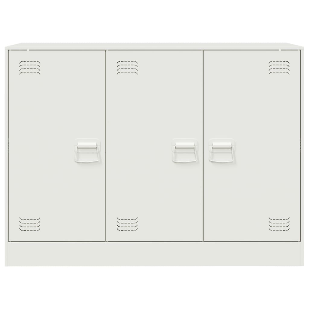 vidaXL Sideboard White 99x39x73 cm Steel