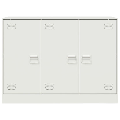 vidaXL Sideboard White 99x39x73 cm Steel