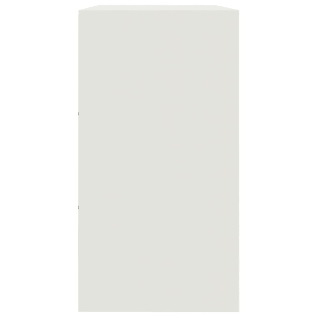 vidaXL Sideboard White 99x39x73 cm Steel