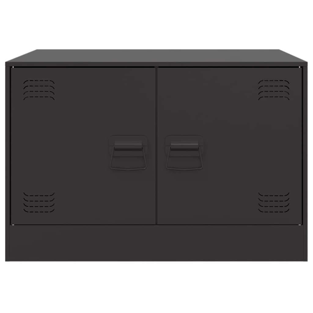 vidaXL Coffee Table Black 67x50x44 cm Steel