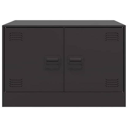 vidaXL Coffee Table Black 67x50x44 cm Steel
