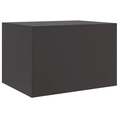 vidaXL Coffee Table Black 67x50x44 cm Steel