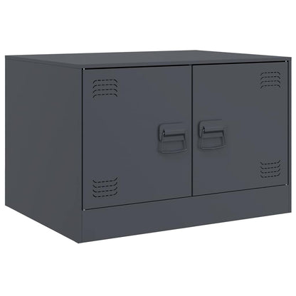 vidaXL Coffee Table Anthracite 67x50x44 cm Steel