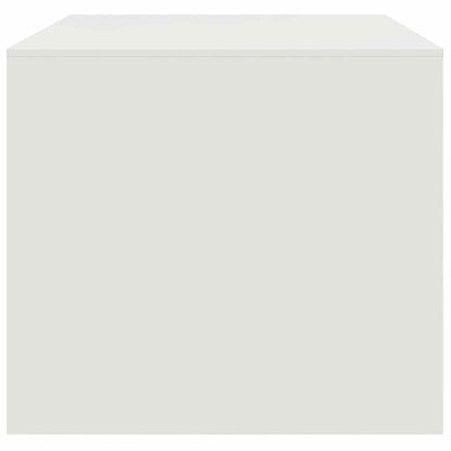 vidaXL Coffee Table White 67x50x44 cm Steel