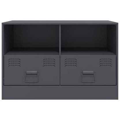 vidaXL TV Cabinet Anthracite 67x39x44 cm Steel