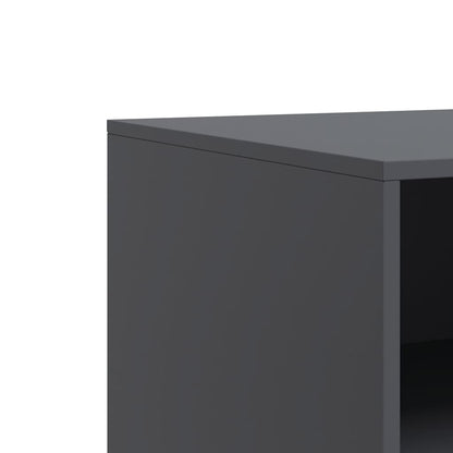 vidaXL TV Cabinet Anthracite 67x39x44 cm Steel