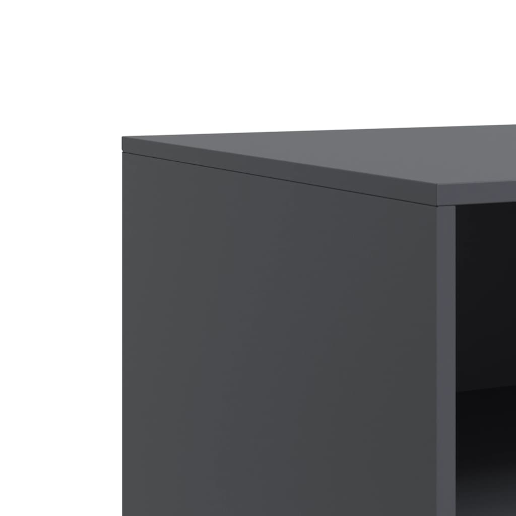 vidaXL TV Cabinets 2 pcs Anthracite 67x39x44 cm Steel