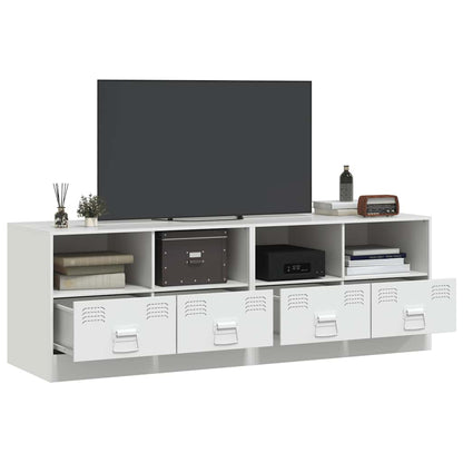 vidaXL TV Cabinets 2 pcs White 67x39x44 cm Steel