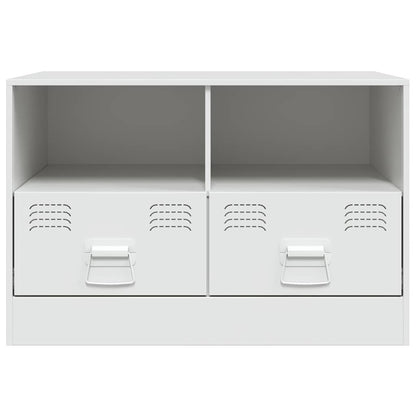 vidaXL TV Cabinets 2 pcs White 67x39x44 cm Steel