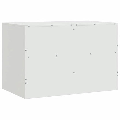 vidaXL TV Cabinets 2 pcs White 67x39x44 cm Steel