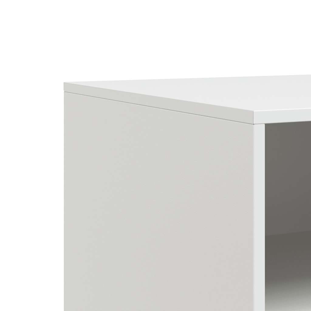 vidaXL TV Cabinets 2 pcs White 67x39x44 cm Steel