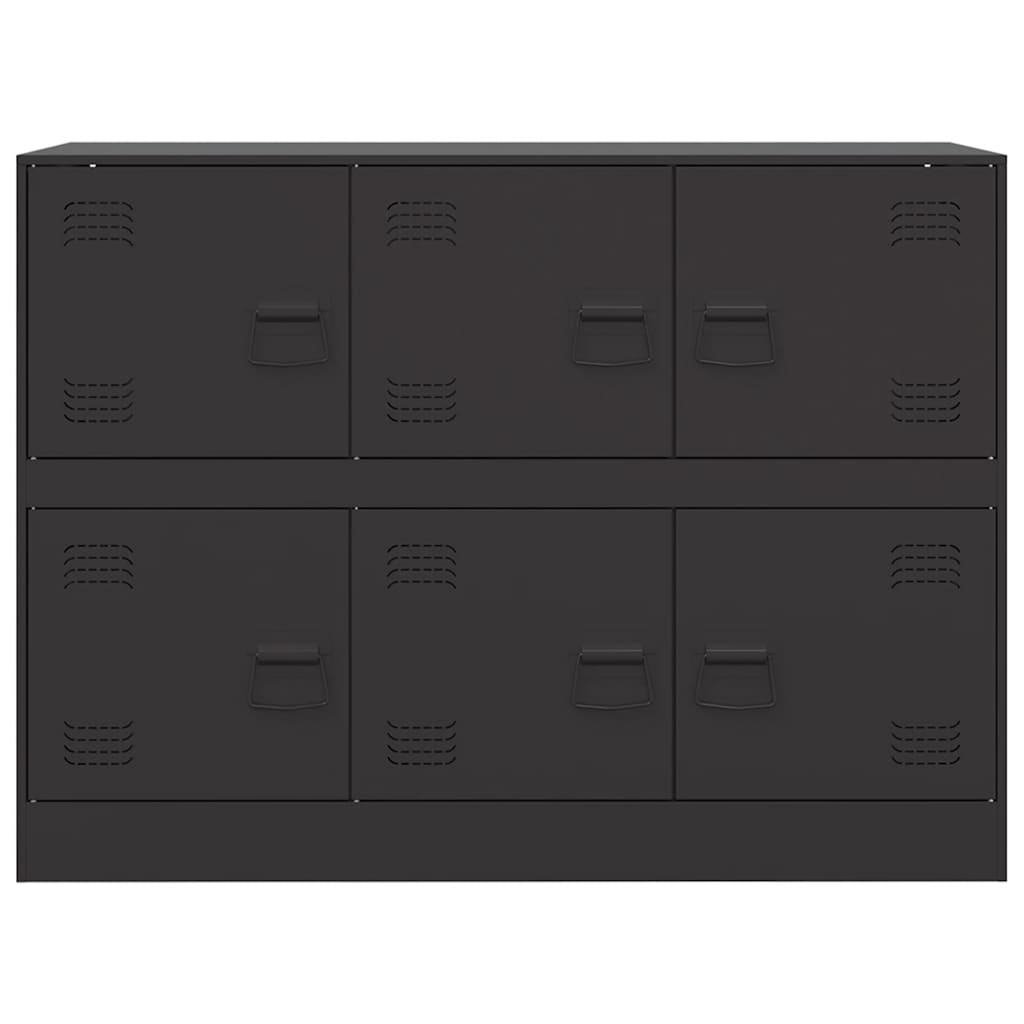 vidaXL Sideboard Black 99x39x73 cm Steel