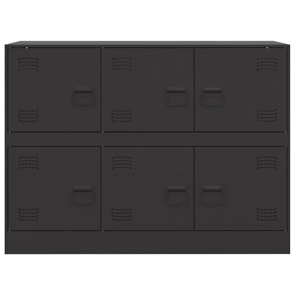vidaXL Sideboard Black 99x39x73 cm Steel